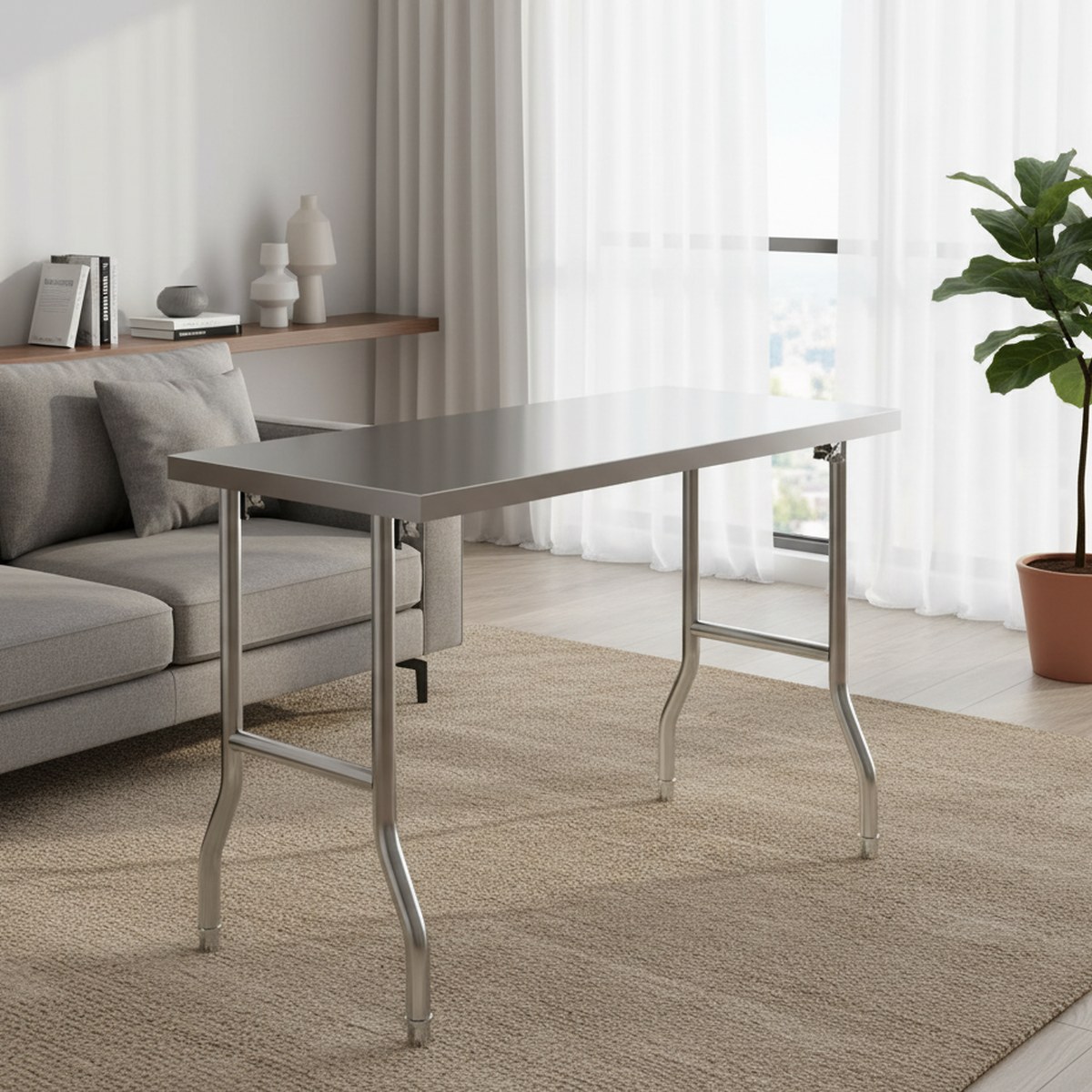 Commercial Kitchen Tables - Ağır Hizmet Tipi Paslanmaz Çelik Katlanır