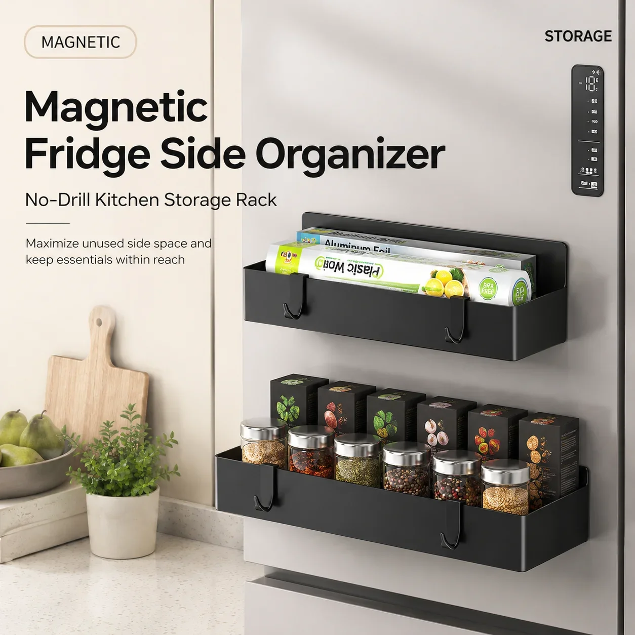 Manyetik Buzdolabı Saklama Raf - Commercial Kitchen Door incelemesi ve fiyatı