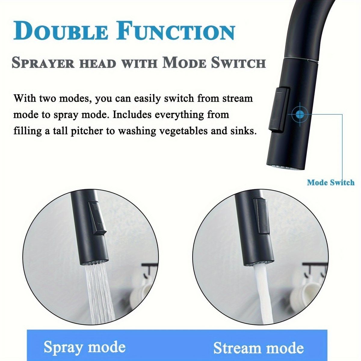 Siyah Mutfak Bataryası İki Fon - Commercial Kitchen Faucet incelemesi ve fiyatı