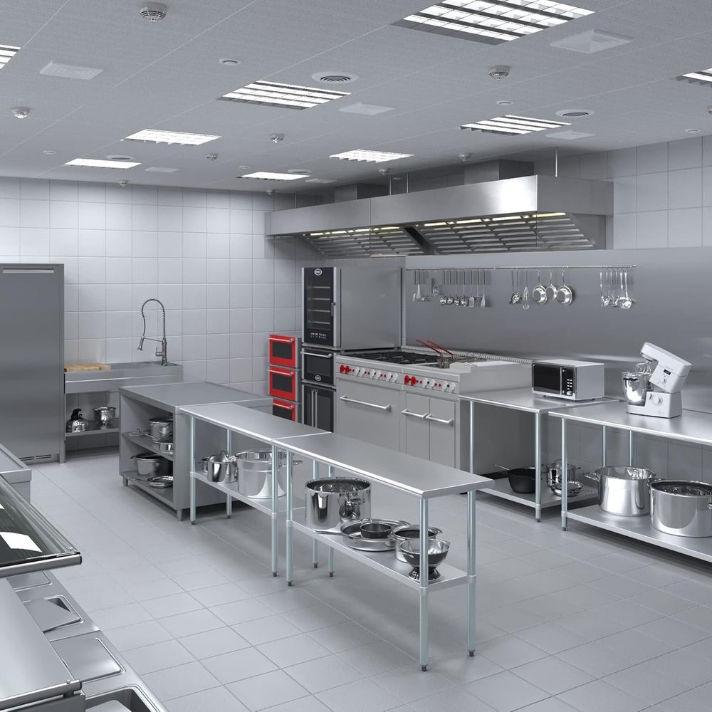 Paslanmaz Çelik Masa + Tekerle - Commercial Kitchen Tables incelemesi ve fiyatı
