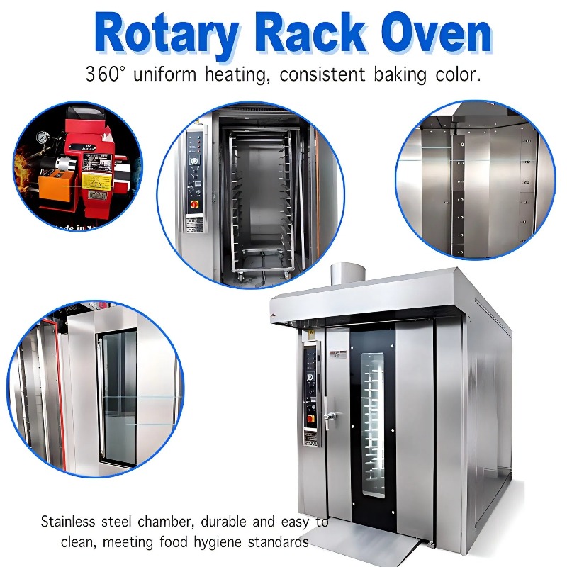 Yüksek Kaliteli Ekmek Fırını M - Rotary Bakery Oven incelemesi ve fiyatı